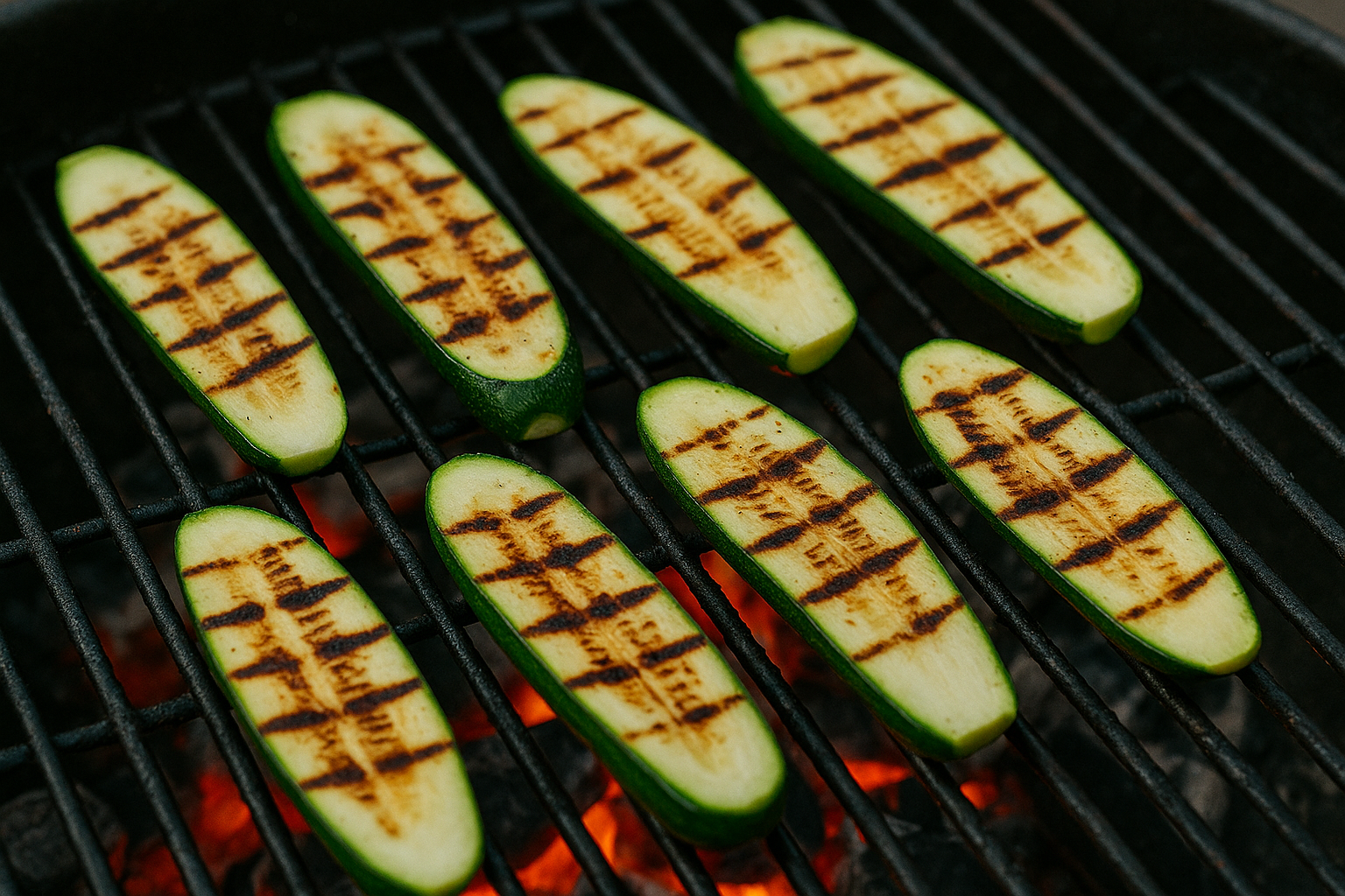 Kesäkurpitsa grillissä